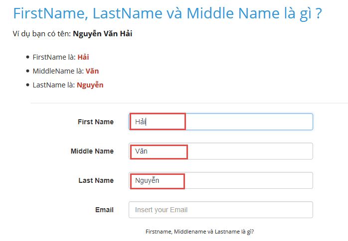 firstname lastname middlename form